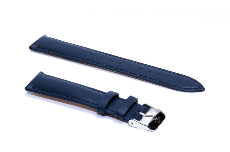 Oxford Blue Italian Calf Leather Strap for Apple Watch