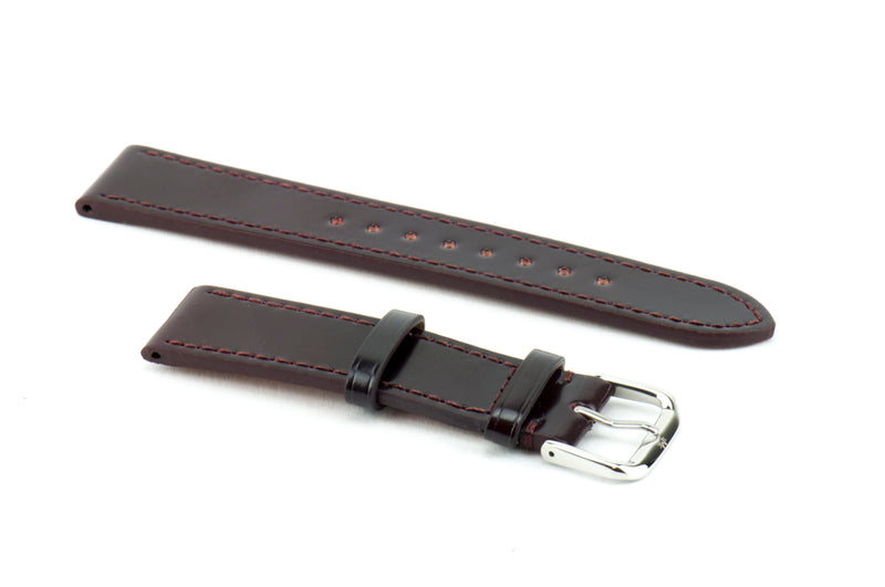 22mm Brown Shell Cordovan Leather Strap (Clearance)