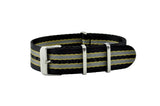 22mm No Time to Die Bond Thin Seatbelt Nylon Watch Strap