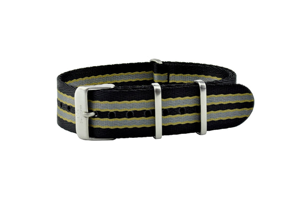 22mm No Time to Die Bond Thin Seatbelt Nylon Watch Strap