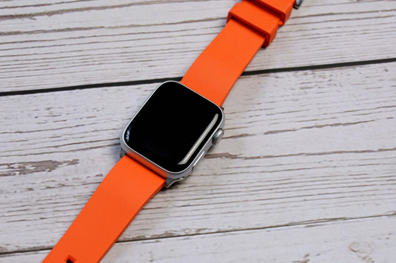 SMC Rubber - Orange Basic Vulcanized Rubber Strap for Apple Watch