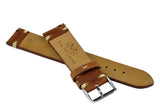 Vintage Chestnut Brown Leather Strap for Apple Watch